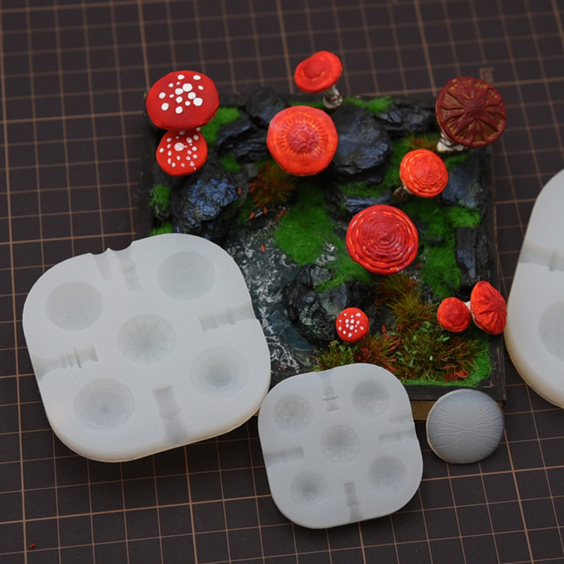 2pcs/set Mini Mushroom Silicon – Resin Art Mould recenzja i cena