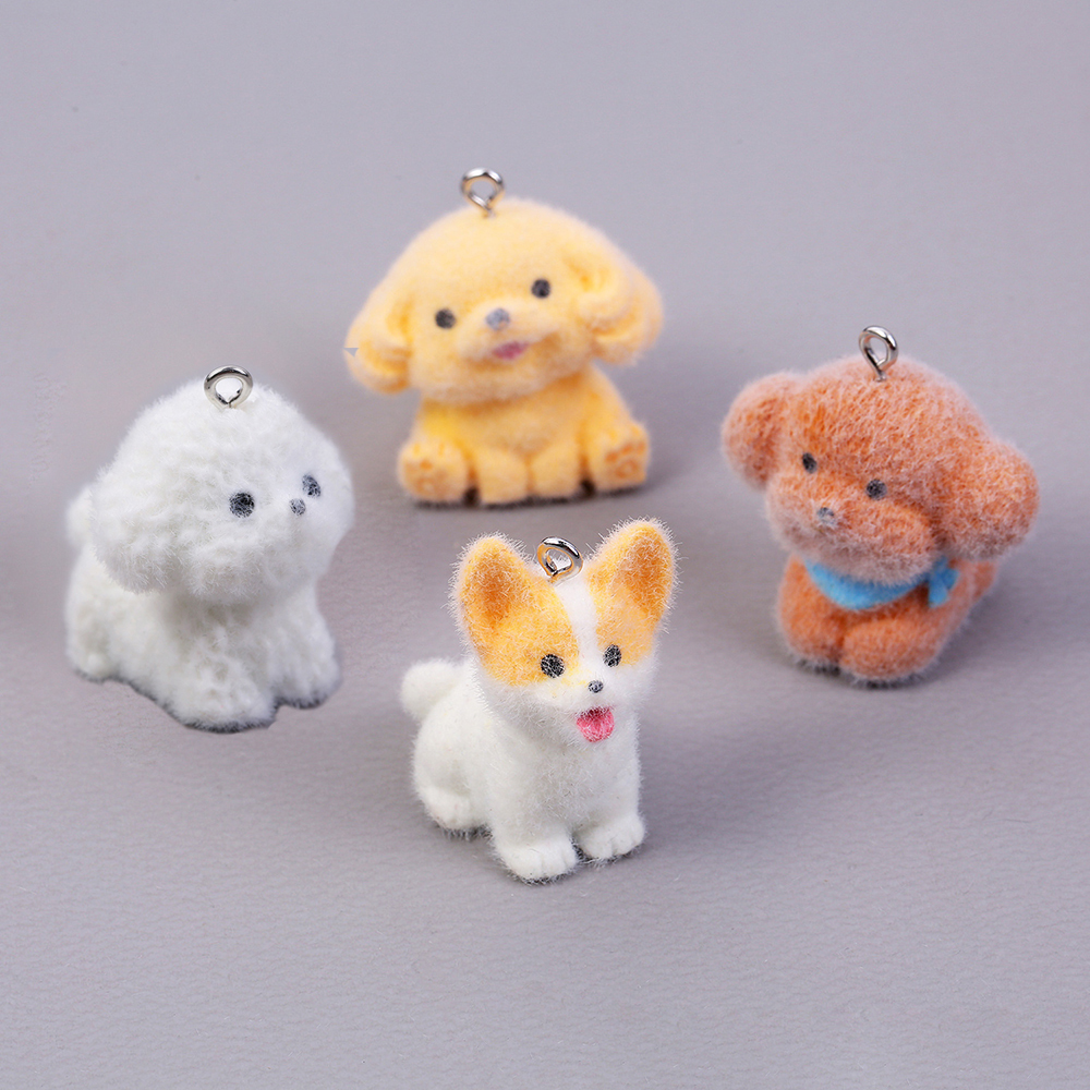 10pcs Flocking Puppy Dog Resin – Resin Art Notes recenzja i cena