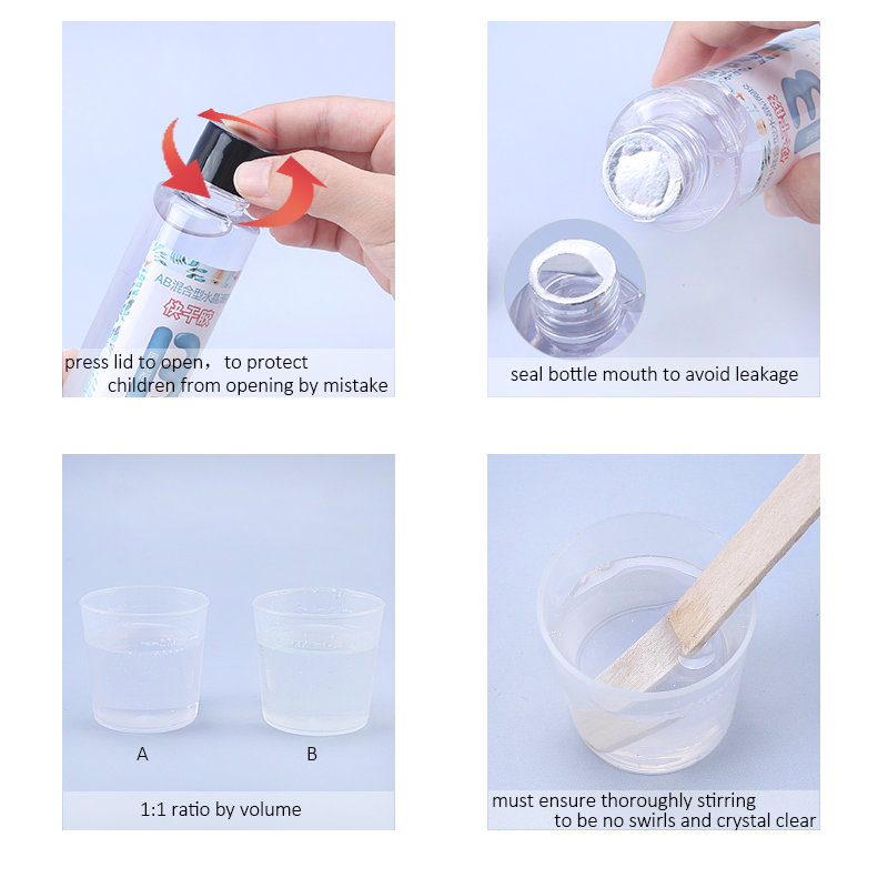 1:1 Clear Epoxy Resin Crystal  – Resin Art Mould recenzja i cena