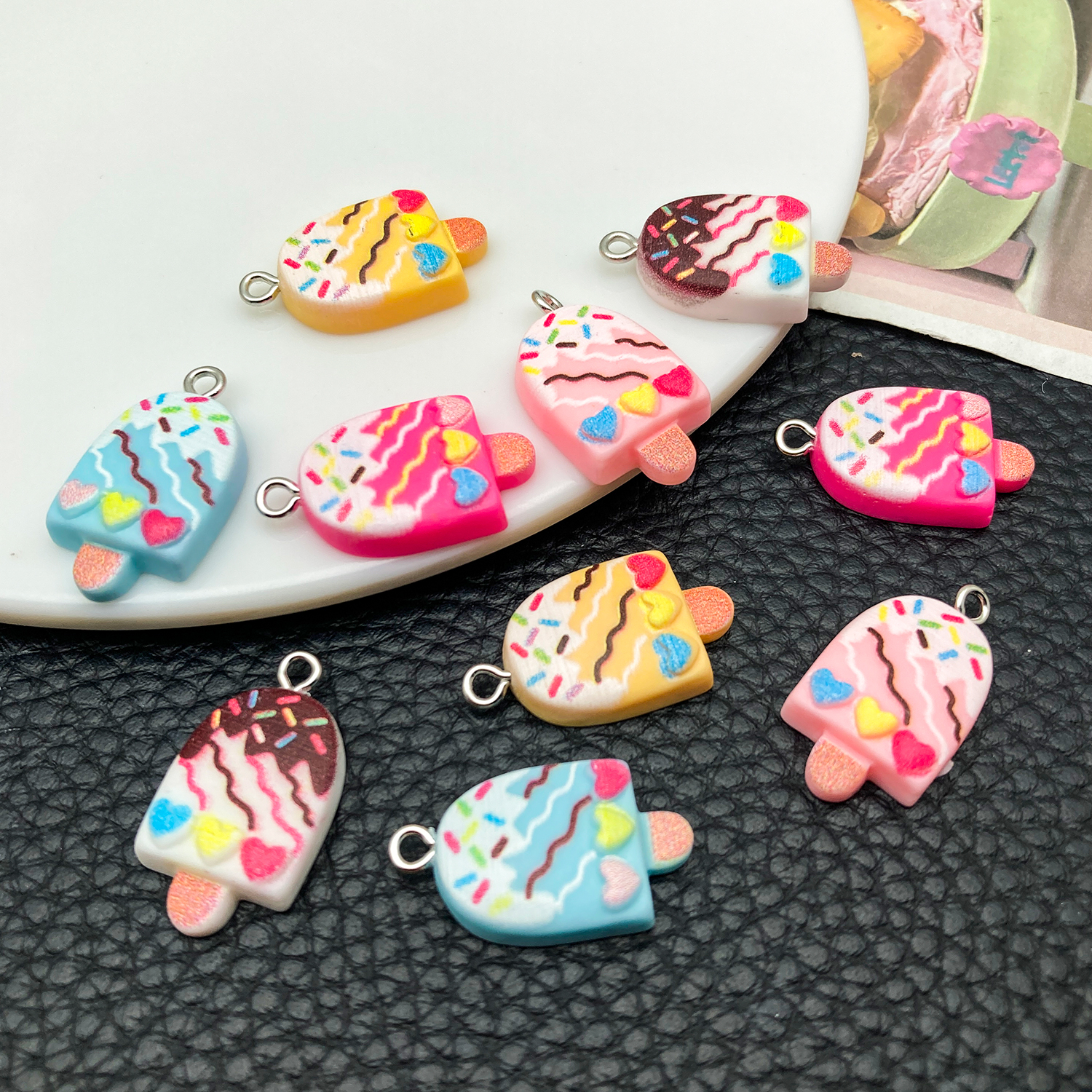 5/10pcs Cute Fashion Resin Acr – Resin Art Notes recenzja i cena