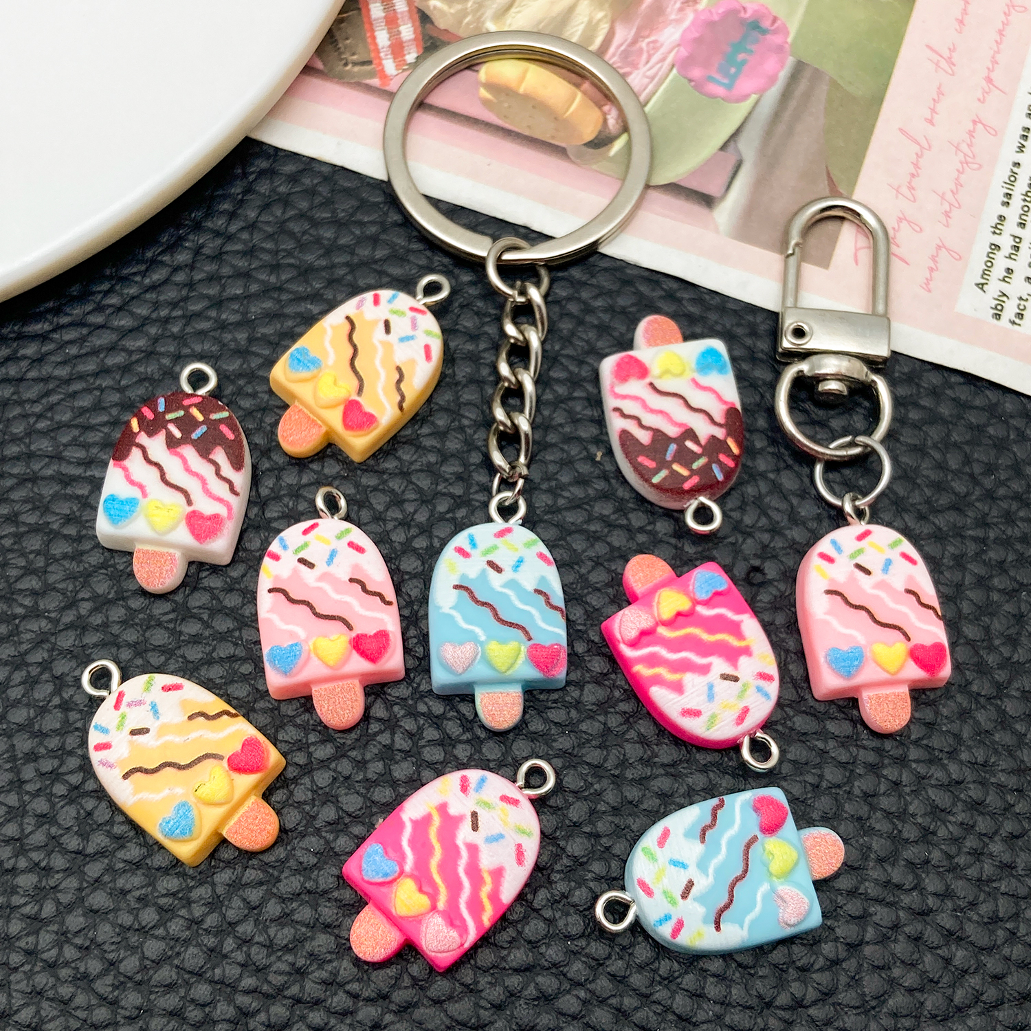 5/10pcs Cute Fashion Resin Acr – Resin Art Notes recenzja i cena