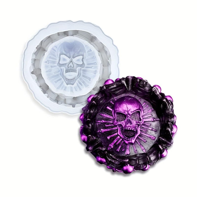 Ashtray mold, skull DIY craft  – Resin Art Products recenzja i cena