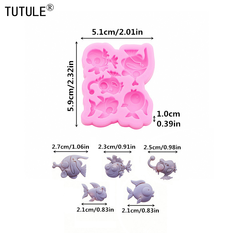 DIY Small Fish Flip Candy Choc – Resin Art Mould recenzja i cena