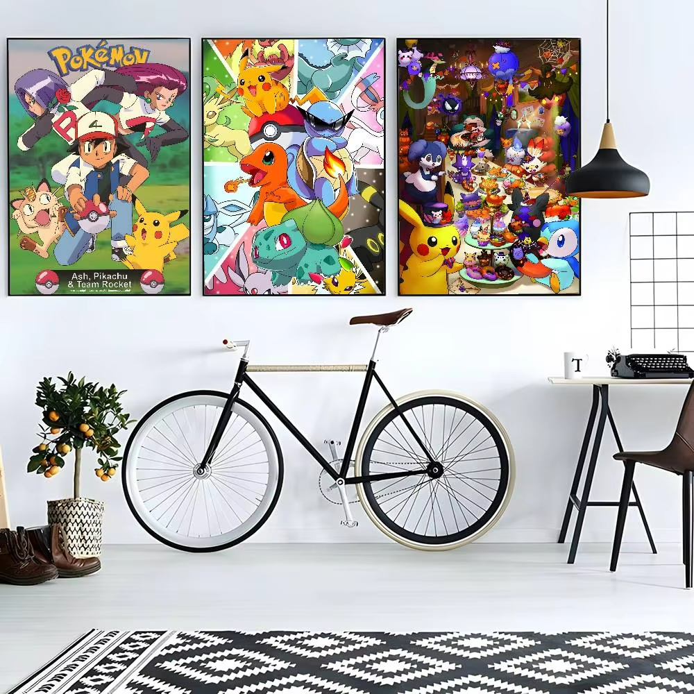 1pc frameless Cartoon Pokemon  – Resin Art Sticker recenzja i cena
