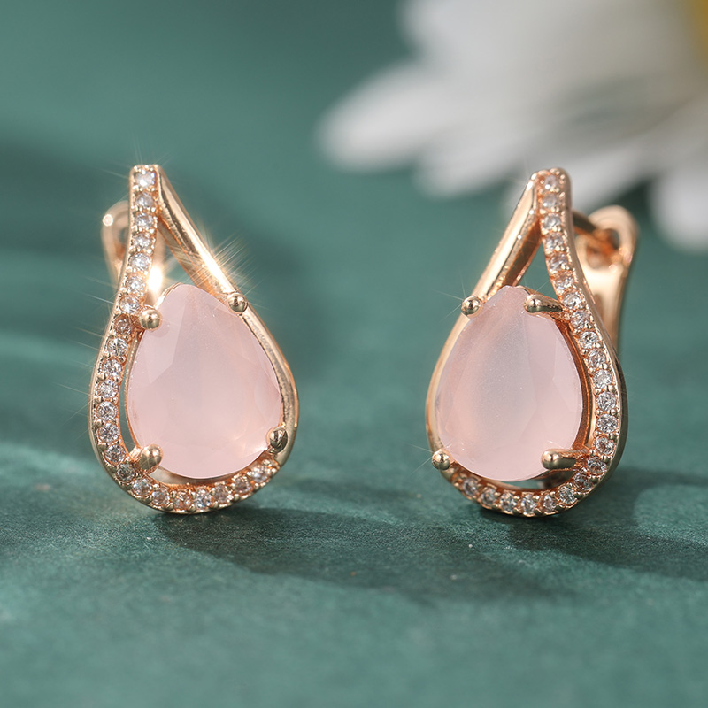Elegant Charm Pink Synthetic O – Resin Art Ring recenzja i cena