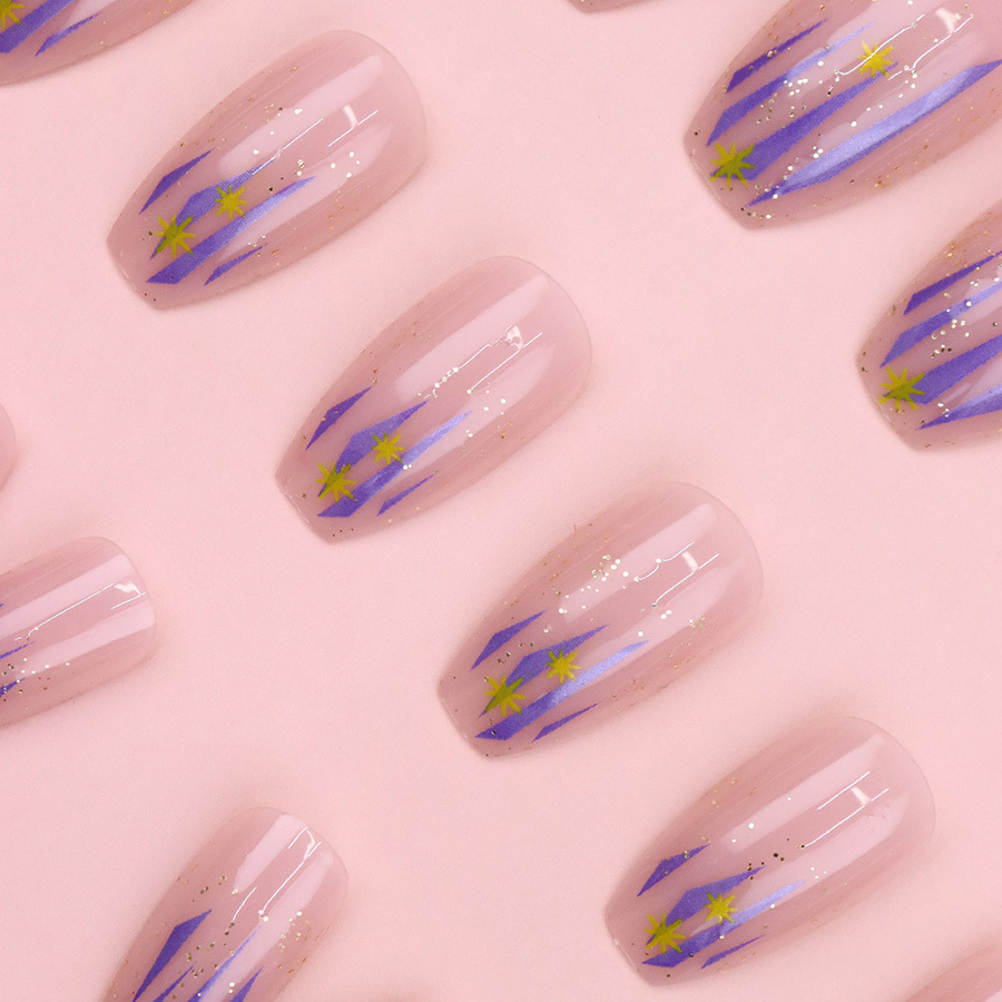 Purple Lines Golden Glitter Te – Resin Art Online recenzja i cena