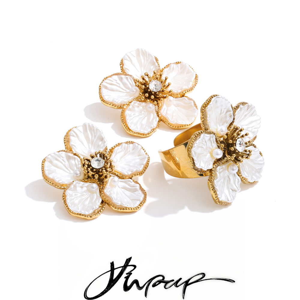 Yhpup Popular Stainless Steel  – Resin Art Ring recenzja i cena
