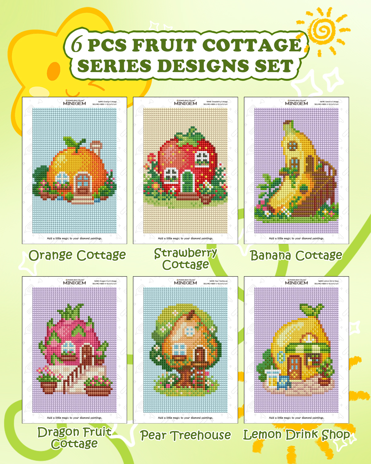 Forever Young Minigem 6PCS Fru – Resin Art Canvas recenzja i cena