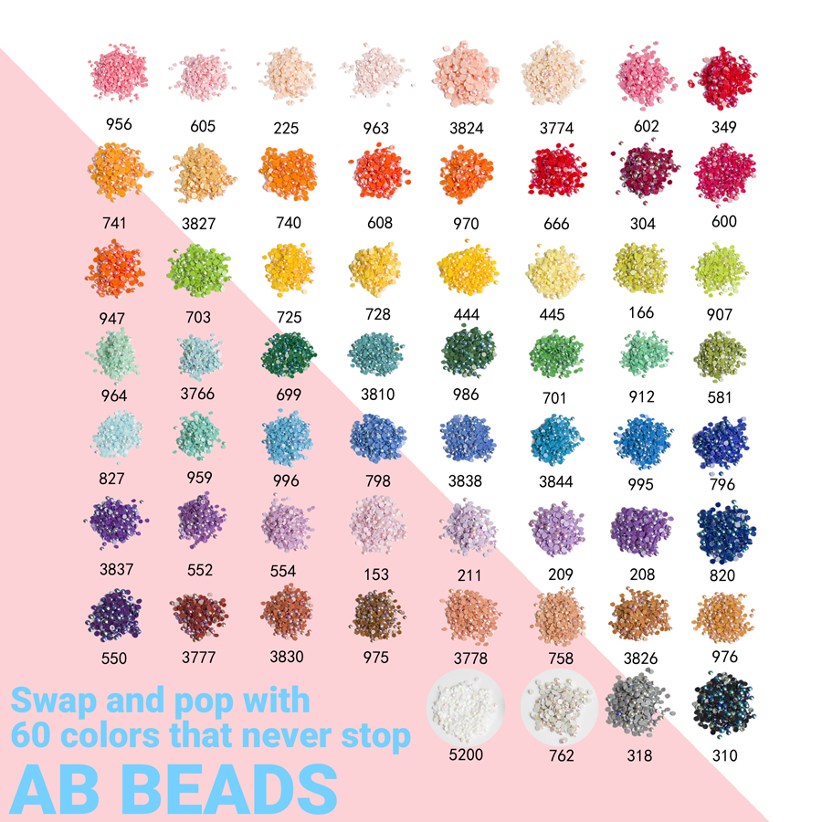 Single Color AB Diamond Beads  – Resin Art Canvas recenzja i cena