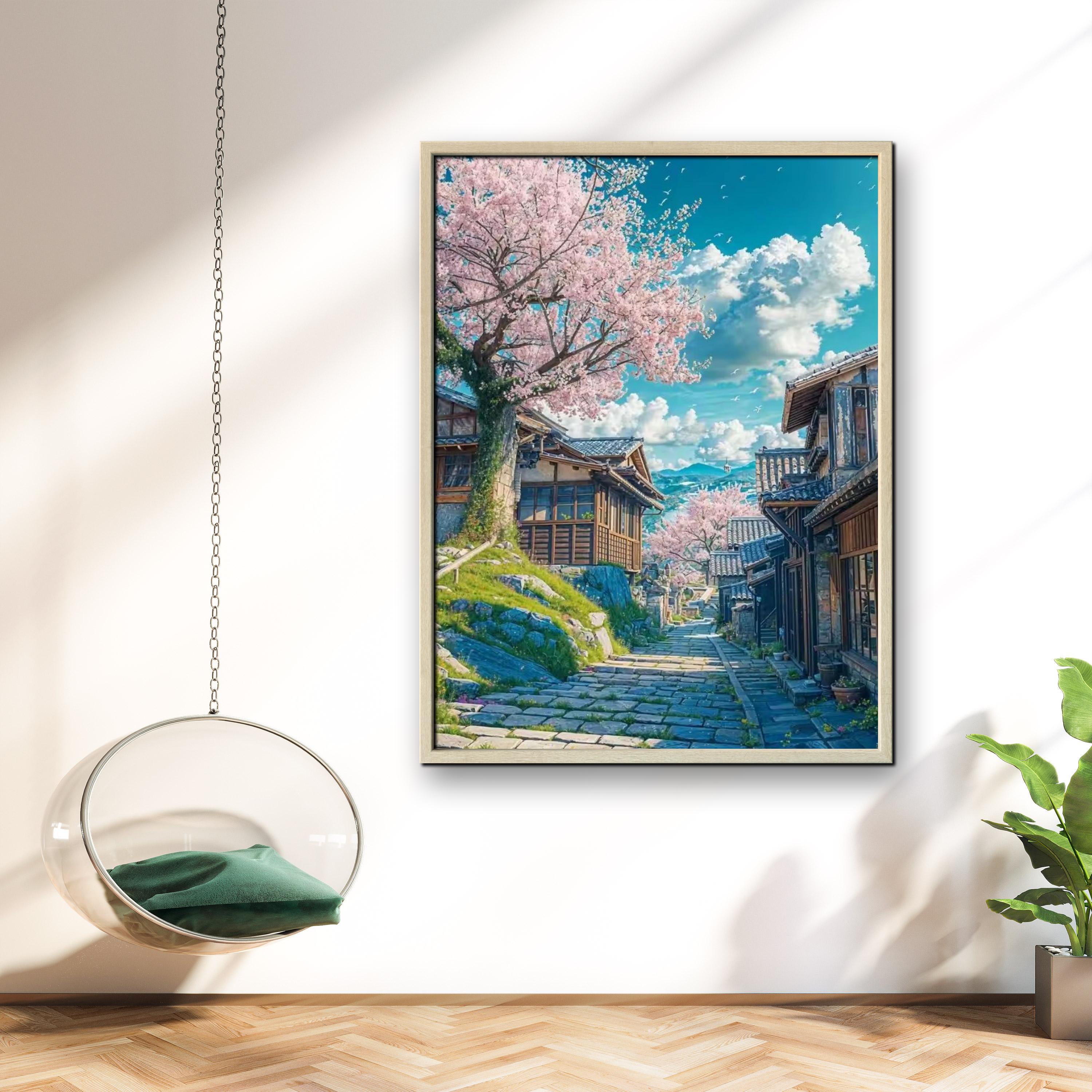 1PC frameless Japanese Cherry  – Resin Art Sticker recenzja i cena