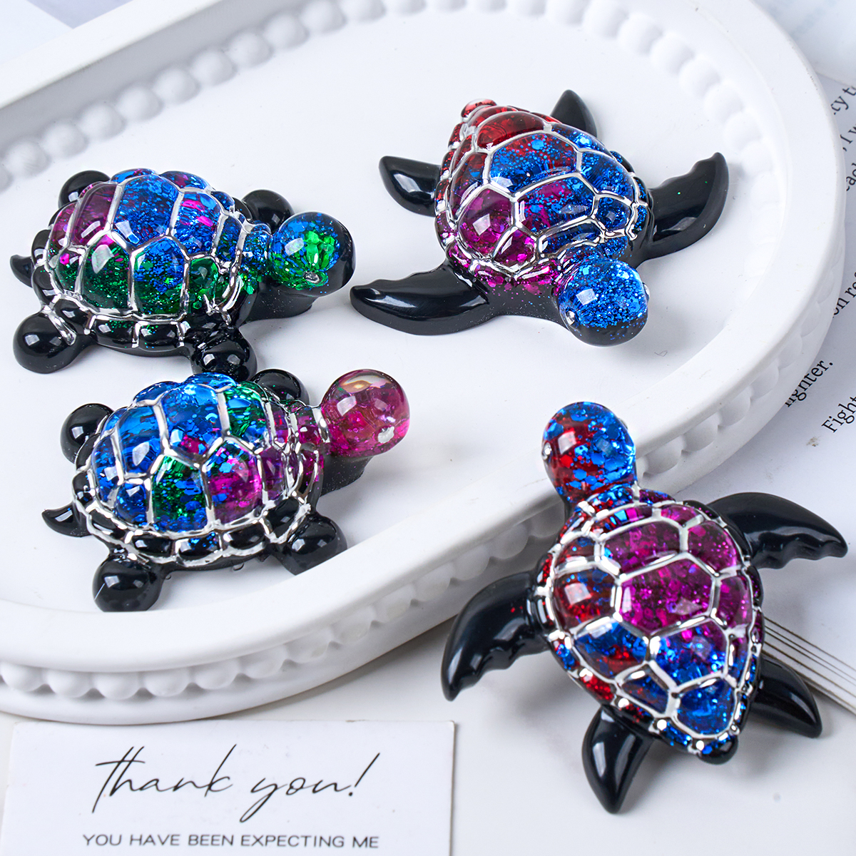 3D Sea Turtle Keychain Silicon – Resin Art Liquid recenzja i cena