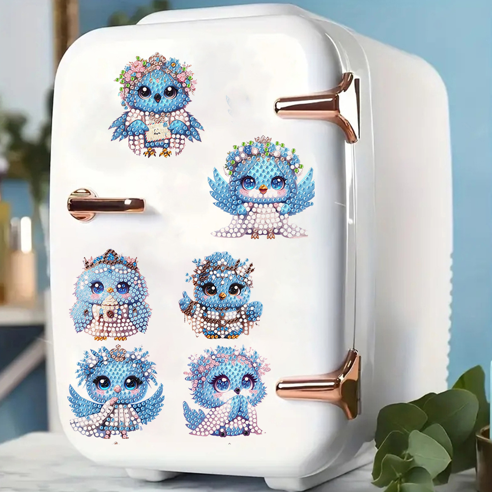 6Pcs Flower Animal DIY Fridge  – Resin Art Sticker recenzja i cena