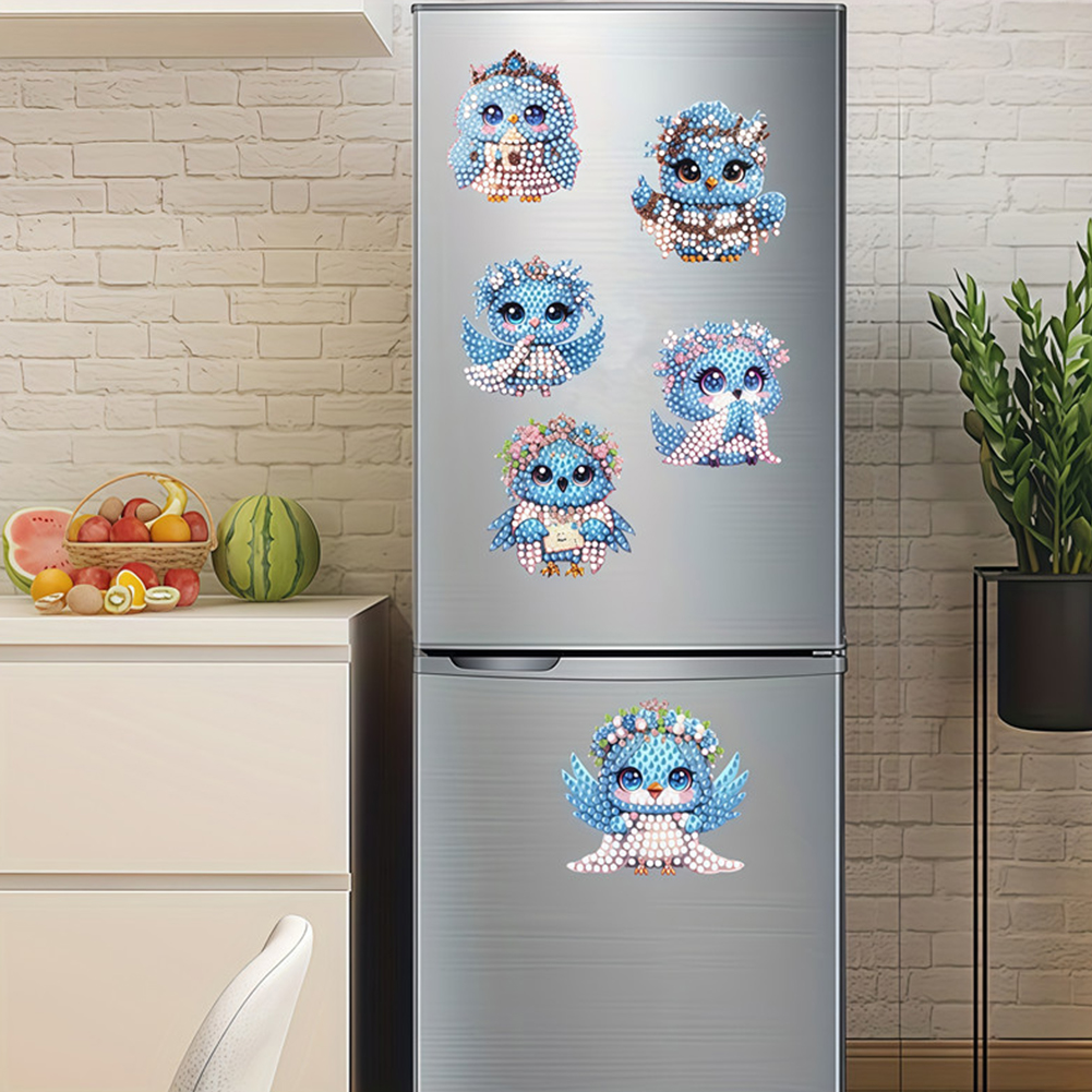 6Pcs Flower Animal DIY Fridge  – Resin Art Sticker recenzja i cena