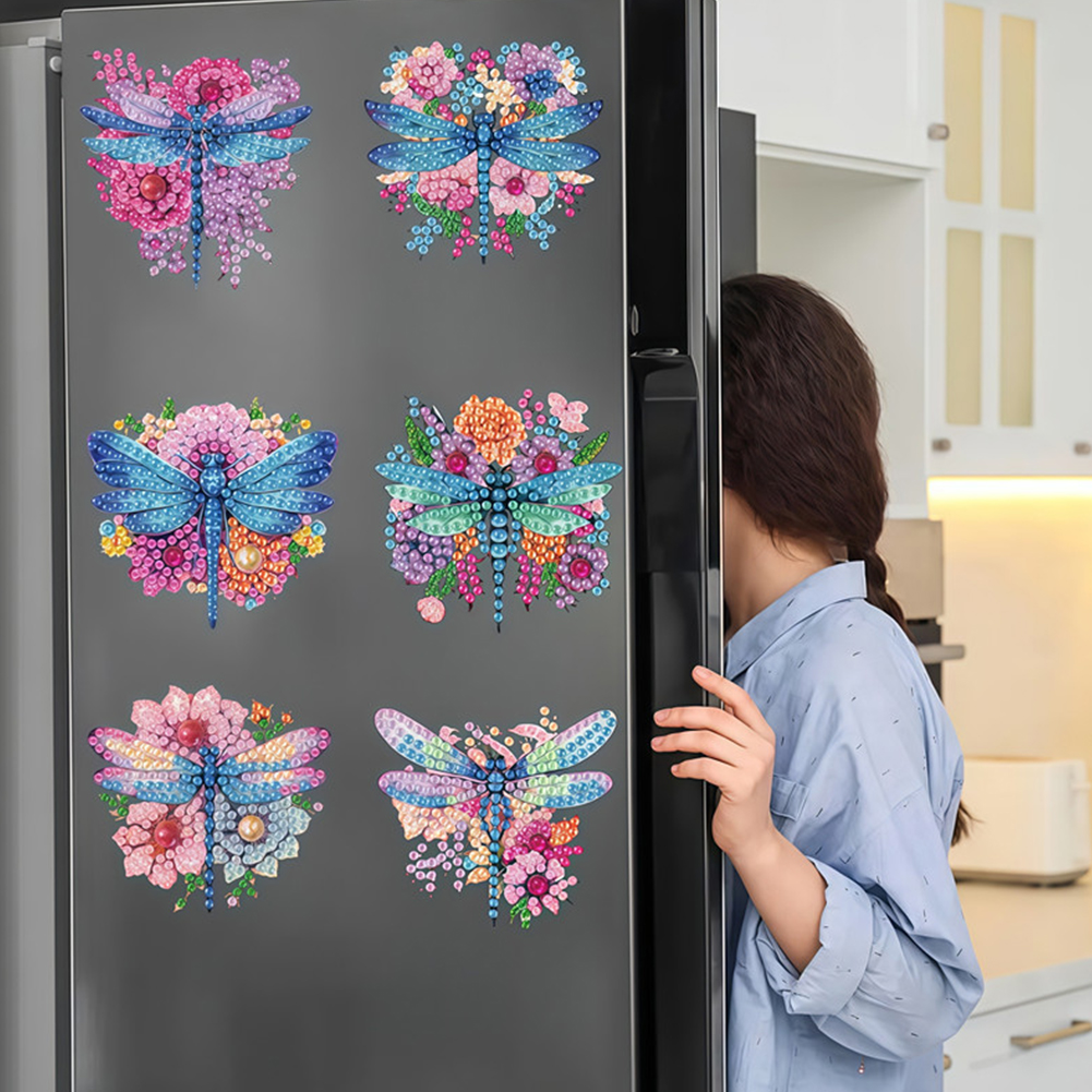 6Pcs Flower Animal DIY Fridge  – Resin Art Sticker recenzja i cena