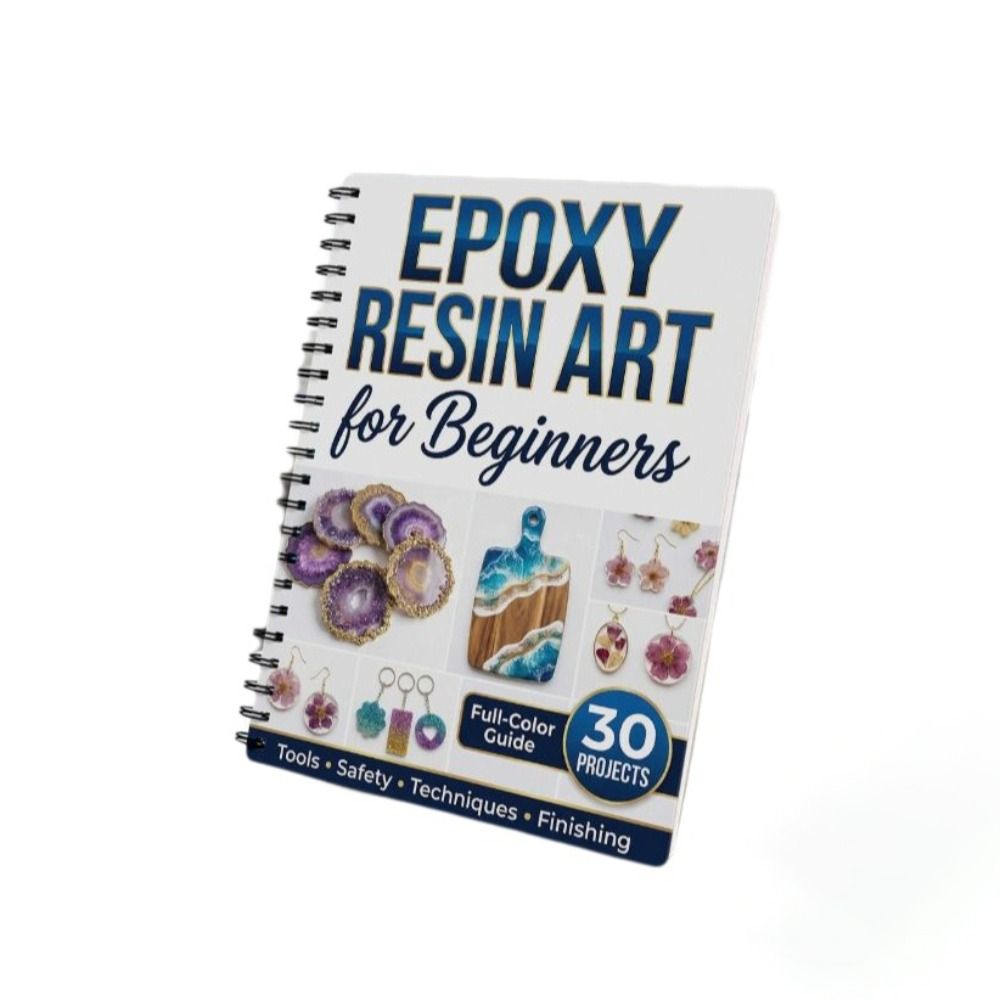 Step-by-Step Epoxy Resin Art H – Resin Art Guide Free recenzja i cena