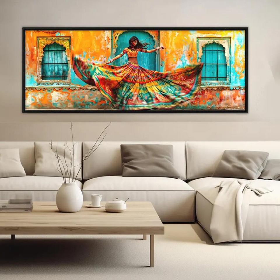 Beautiful Indian Woman Dancing – Resin Art India recenzja i cena