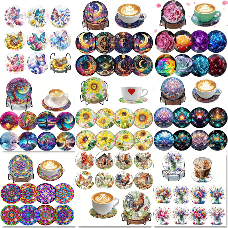 8 pieces of diamond art painti – Resin Art Canvas recenzja i cena