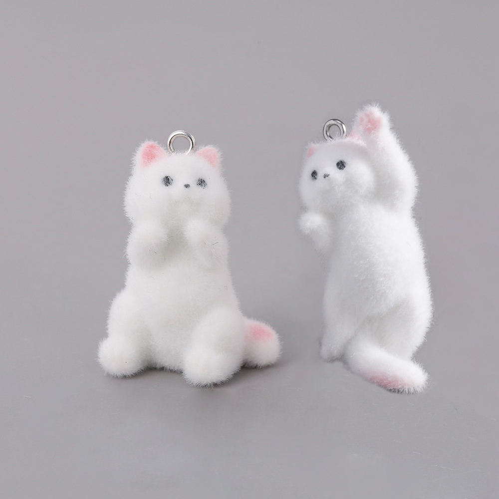 2pcs Flocking Little Cat Resin – Resin Art Notes recenzja i cena