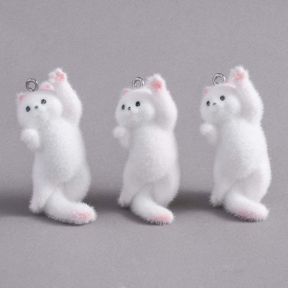 2pcs Flocking Little Cat Resin – Resin Art Notes recenzja i cena
