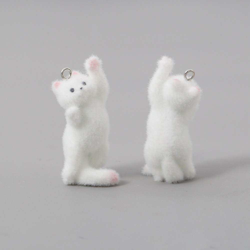 2pcs Flocking Little Cat Resin – Resin Art Notes recenzja i cena