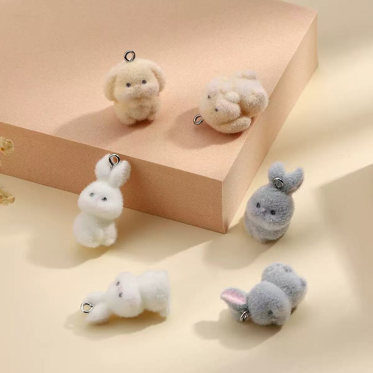 10pcs Flocking Little Rabbit R – Resin Art Notes recenzja i cena