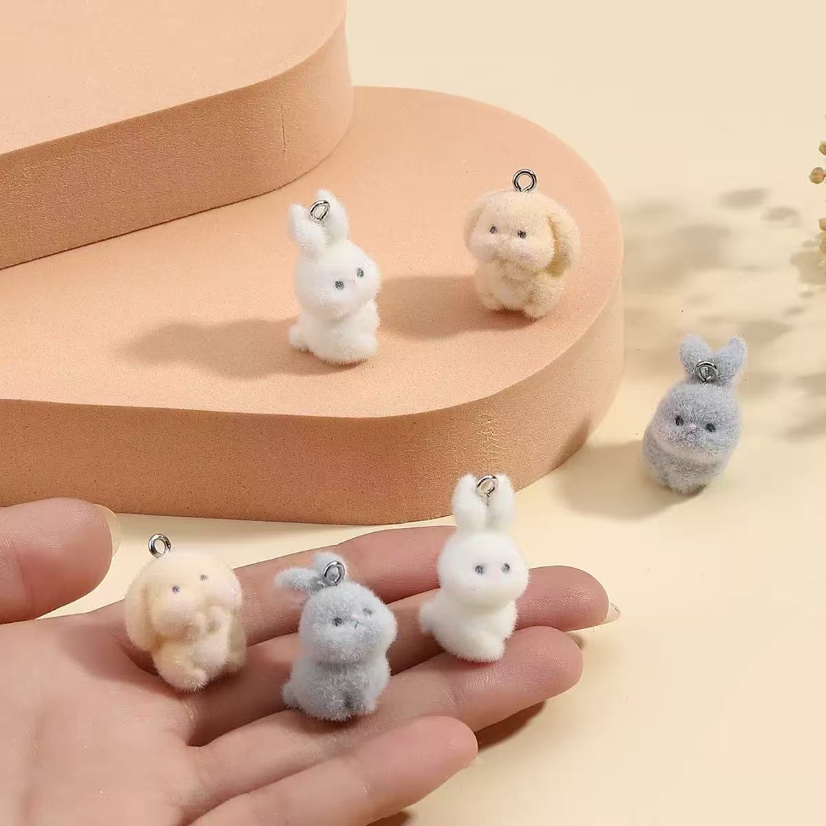 10pcs Flocking Little Rabbit R – Resin Art Notes recenzja i cena
