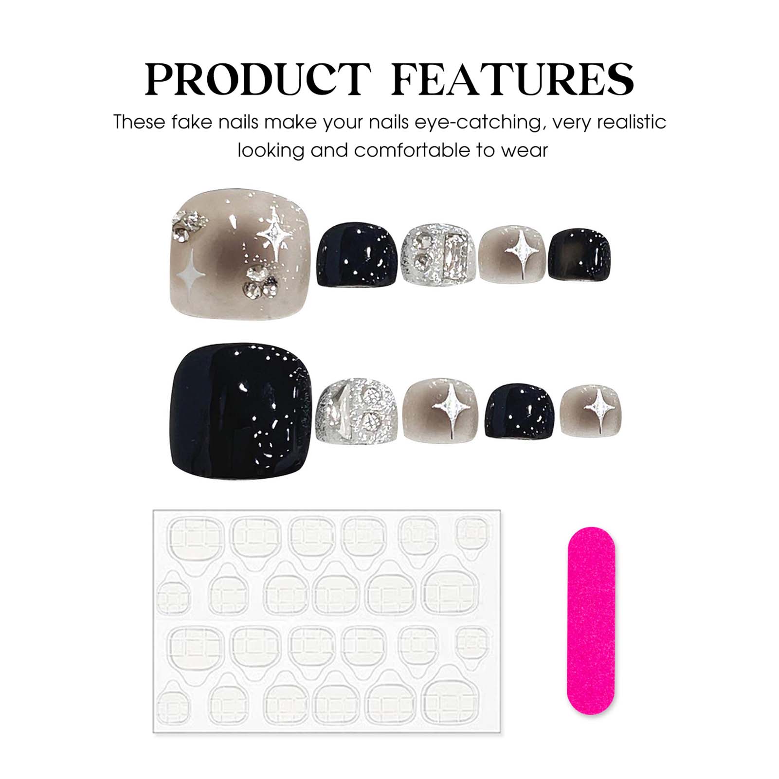 10pcs Glossy Square Fake Toena – Resin Art Materials recenzja i cena