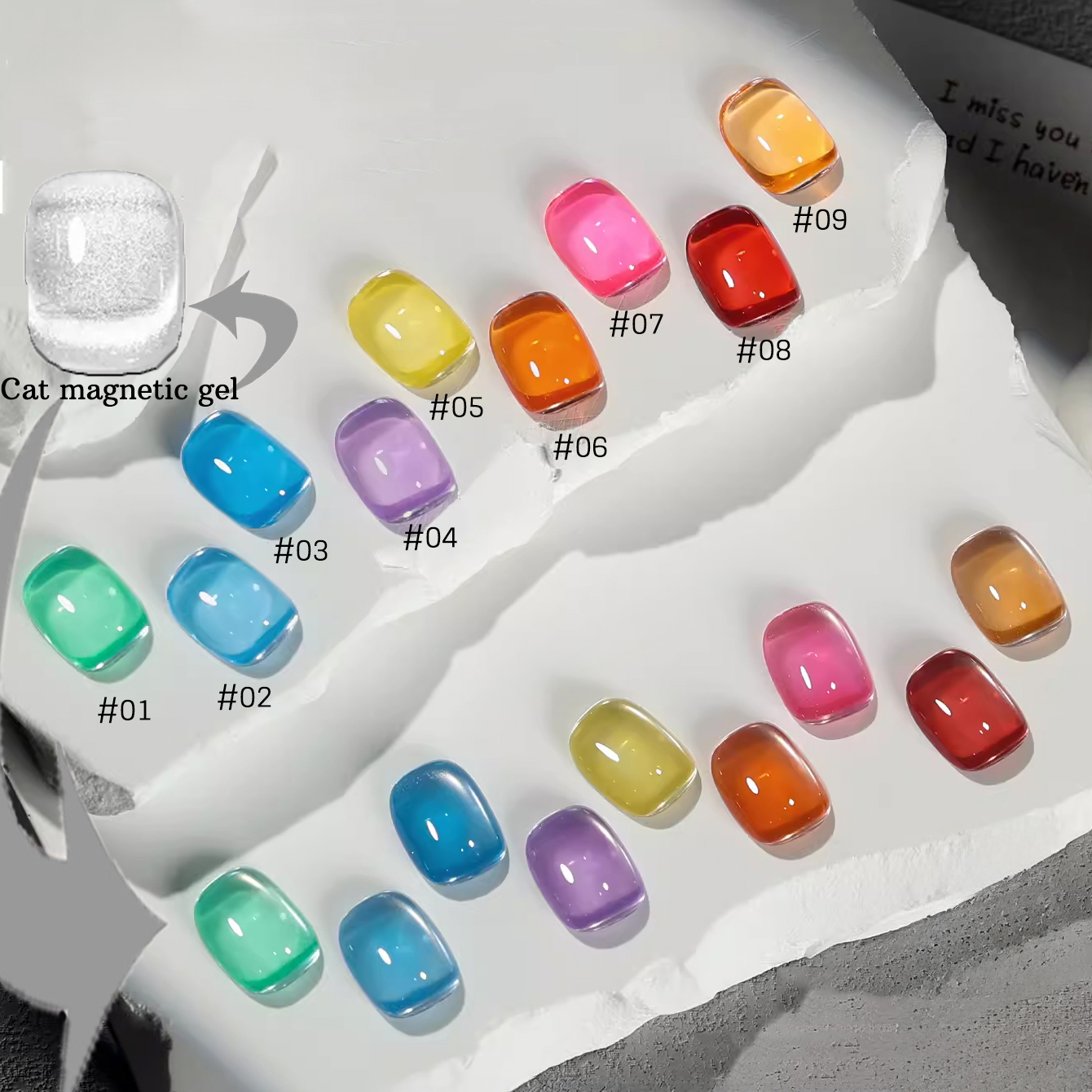 MIANEL 1PCS Colorful Gel Nail  – Resin Art Online recenzja i cena